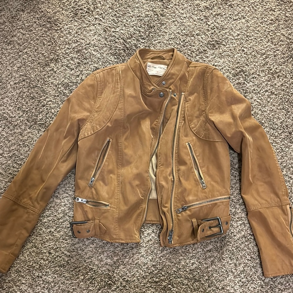 Free People Leather Jacket